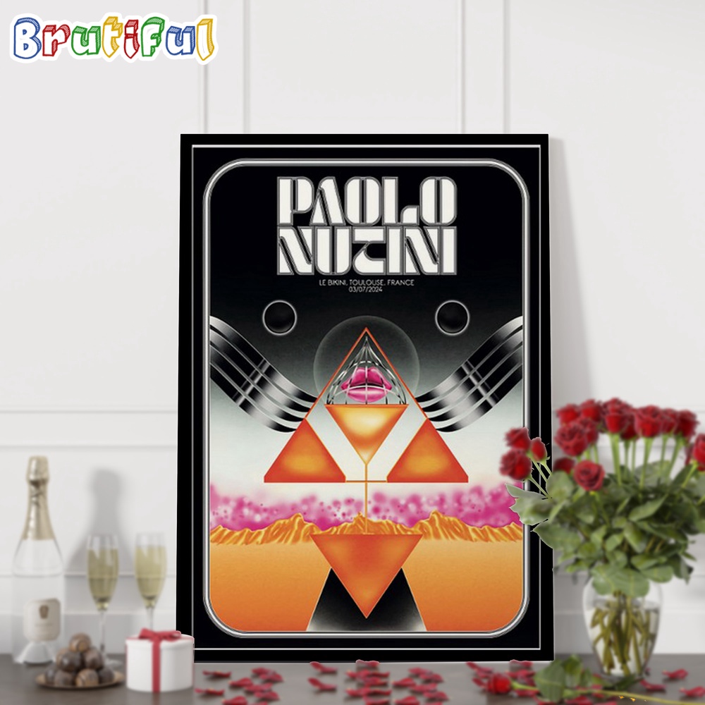 Paolo Nutini July 3 2024 Le Bikini Toulouse France Wall Art Poster Canvas