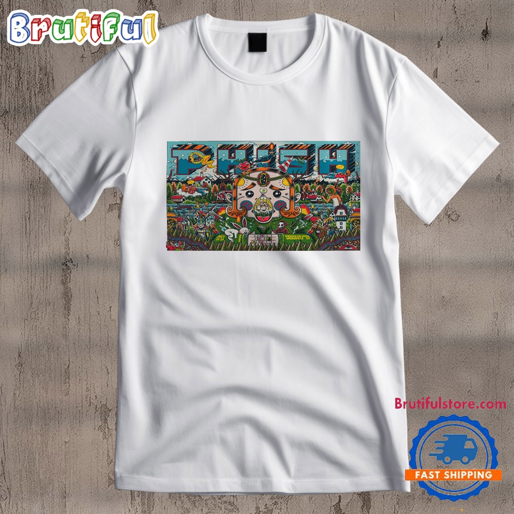 Phish July 23 24 2024 Mohegan Sun Arena Uncasville CT Tour T Shirt