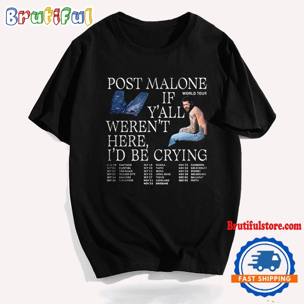 Post Malone The F 1 Trillion Tour 2024 Schedule T Shirt