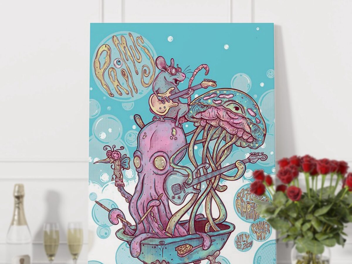 Primus July 22 2024 Kettlehouse Amphitheater Bonner MT Wall Art