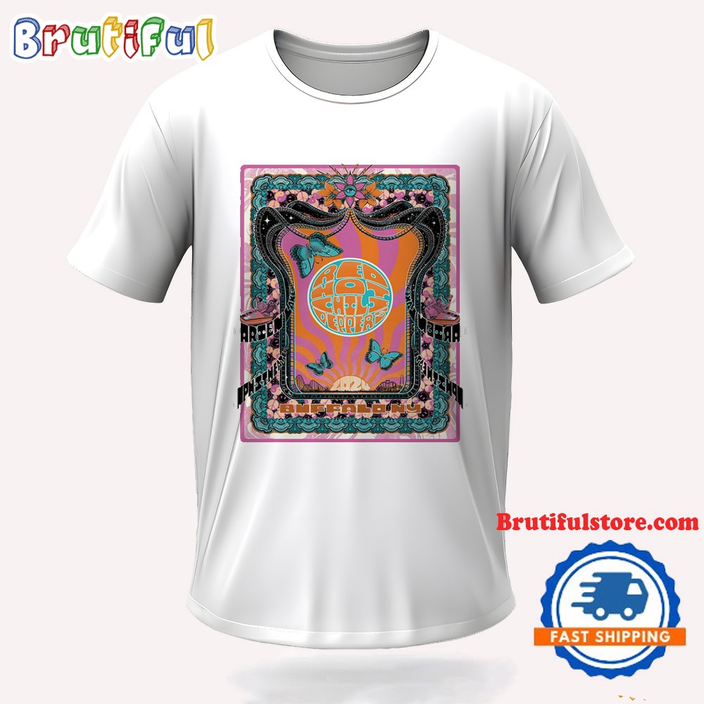 Red Hot Chili Peppers July 12 2024 Buffalo New York Tour T Shirt