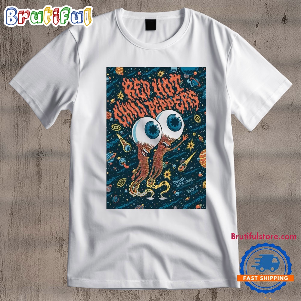 Red Hot Chili Peppers July 2 2024 The Pavilion At Star Lake Burgettstown PA T Shirt