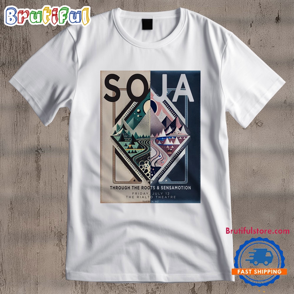 SOJA July 12 2024 The Rialto Theatre Tucson AZ Tour T Shirt