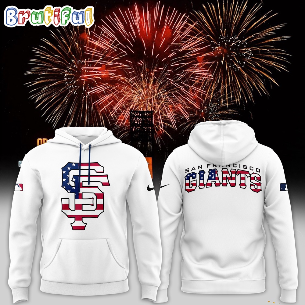 San Francisco Giants Special Fourth Of July Hoodie