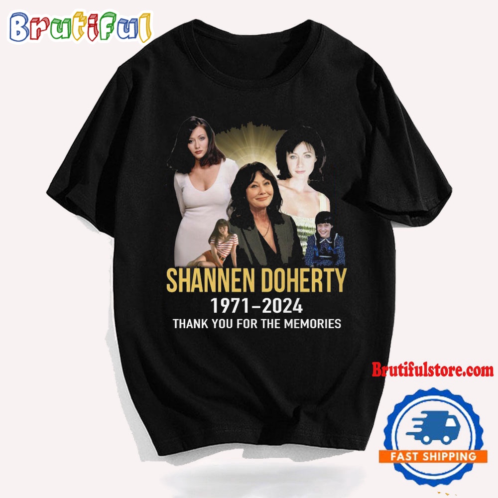 Shannen Doherty 1971 2024 Thank You For The Memories T Shirt
