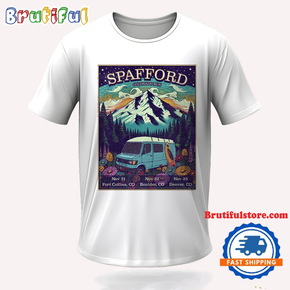 Spafford Colorado Run Nov 21 23 2024 CO Tour T Shirt