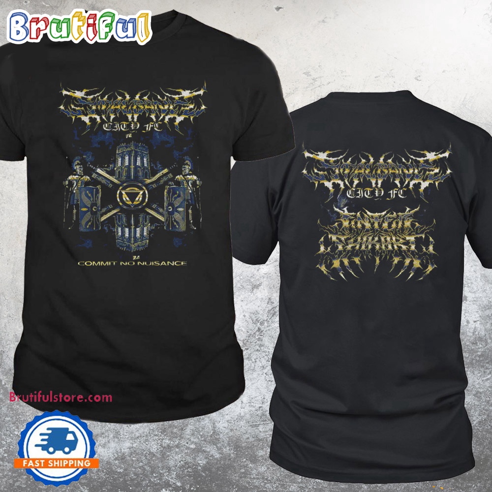 St Albans City Fc X Enter Shikari Commit No Nuisance Vintage T Shirt