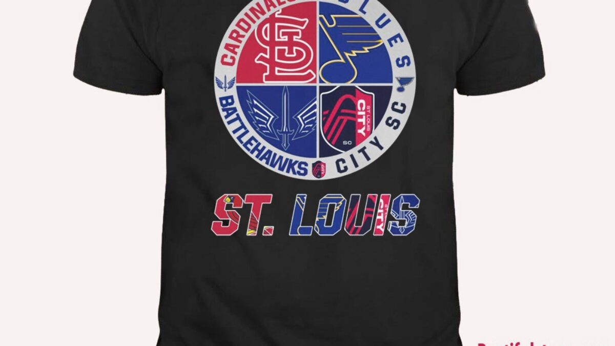 St.Louis Sport Logo Team Design T Shirt, image size:1200x675