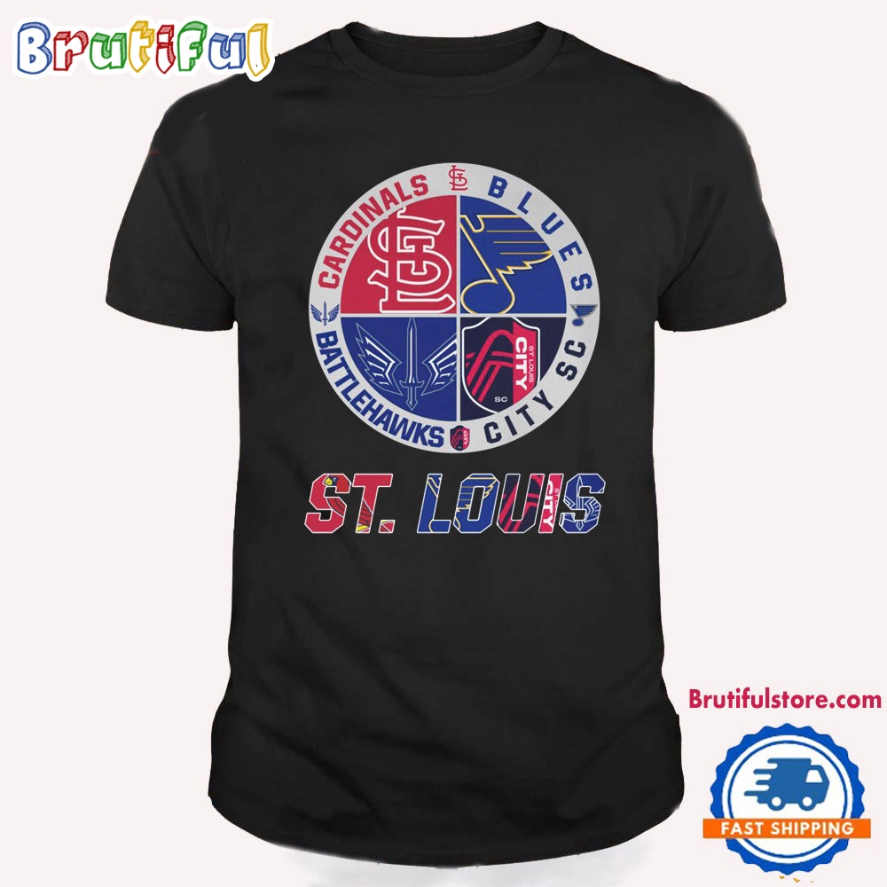 StLouis Sport Logo Team Design T Shirt