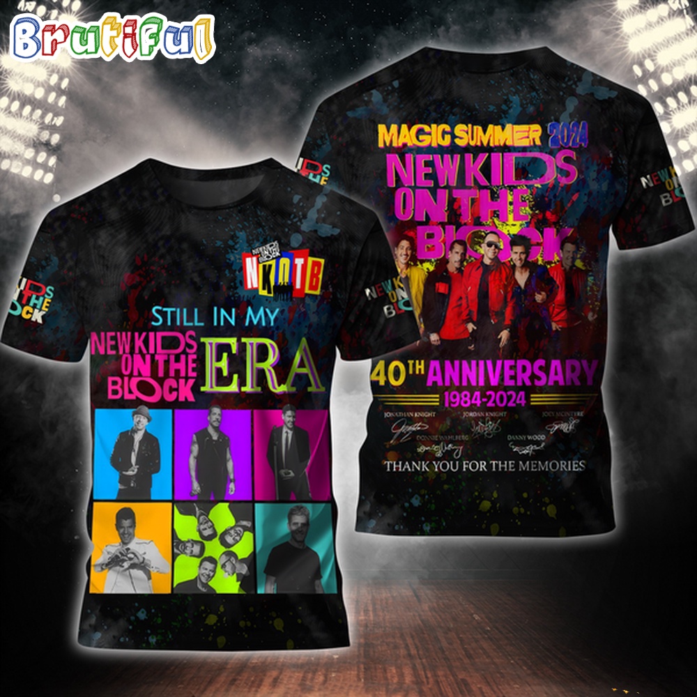 Still In My New Kids On The Block Magic Summer Era 2024 T Shirt New Kids On The Block Tour Shirt