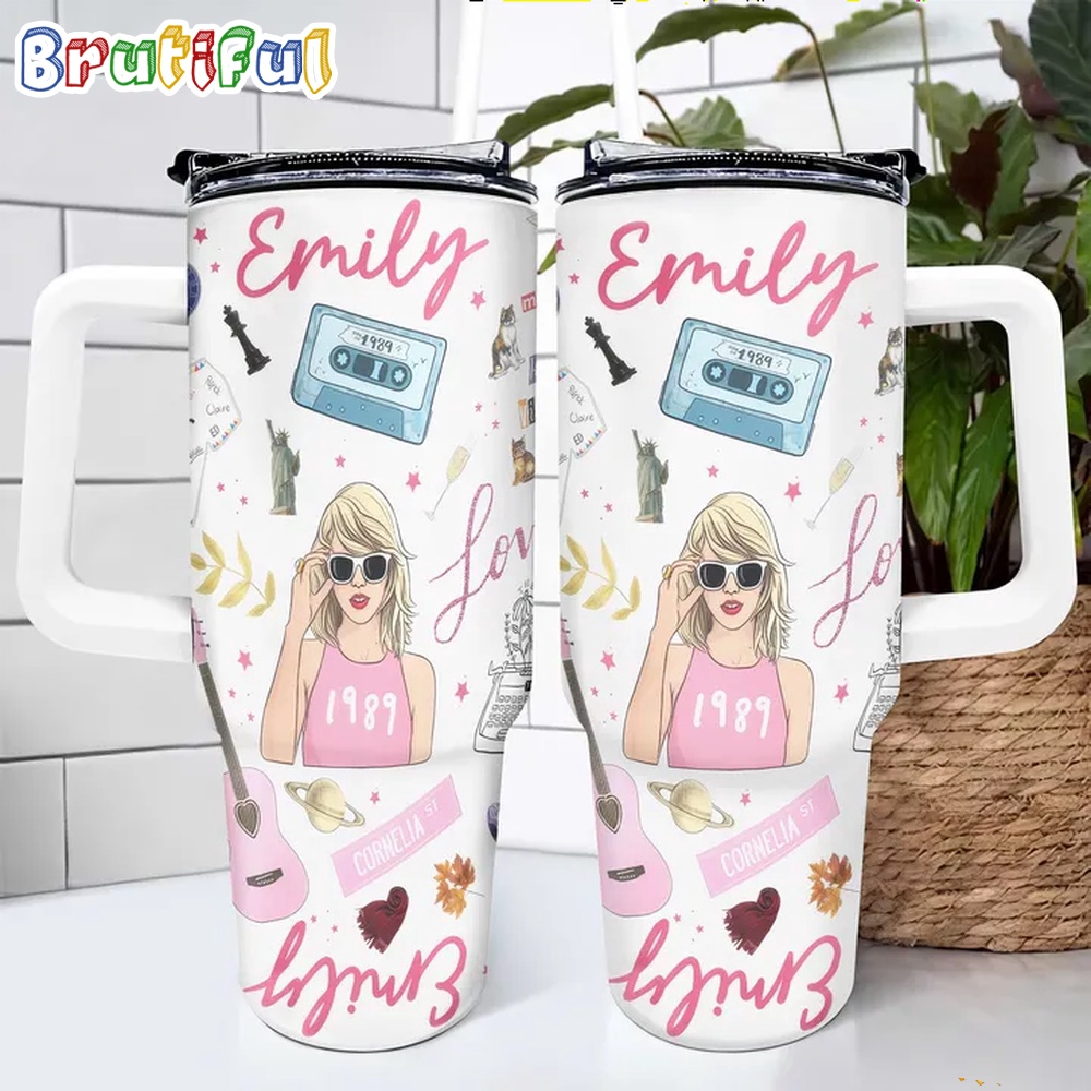 Taylor Swift The Eras Tour Graphics Music Custom Stanley Tumbler 40Oz