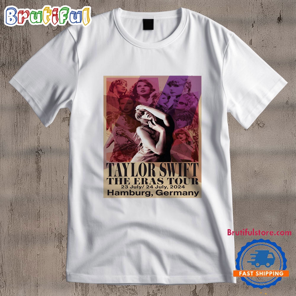 Taylor Swift The Eras Tour July 23 24 2024 Hamburg Germany T Shirt