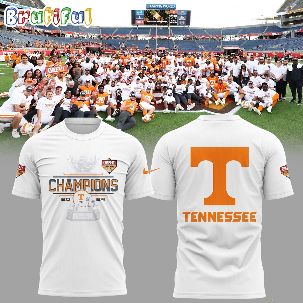 Tennessee Volunteers Football 2024 Citrus Bowl Champs 3D Shirt