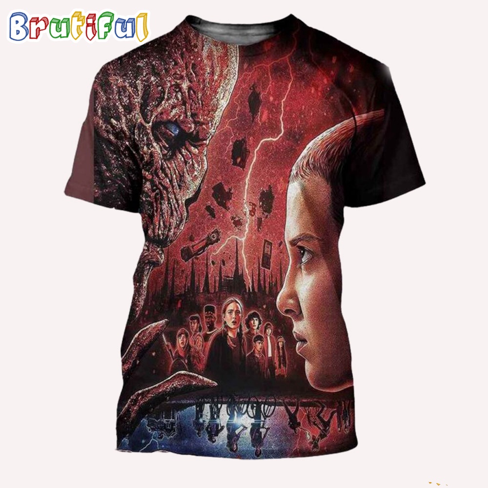 The Final Season Of Stranger Things New 3D T Shirt