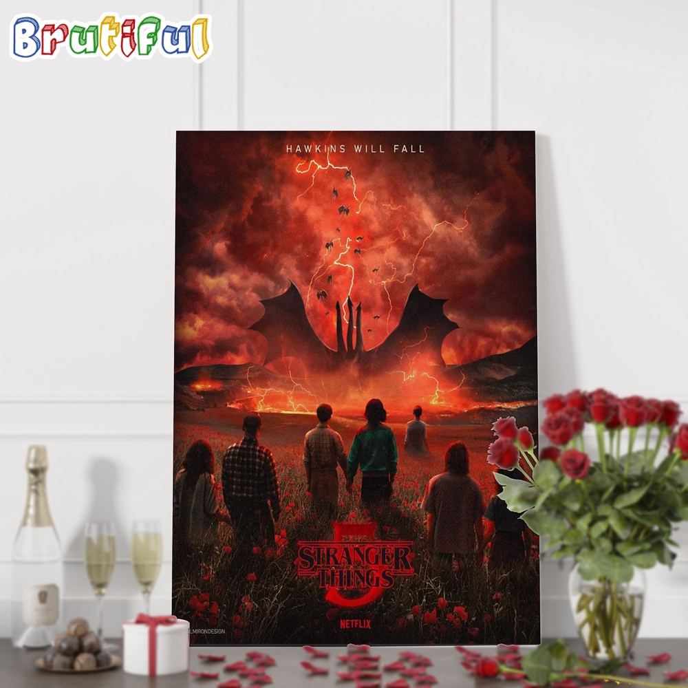 The Stranger Things S5 Final Wall Art Poster Canvas