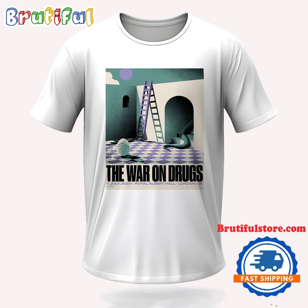 The War On Drugs July 11 2024 Royal Albert Hall London UK Tour T Shirt