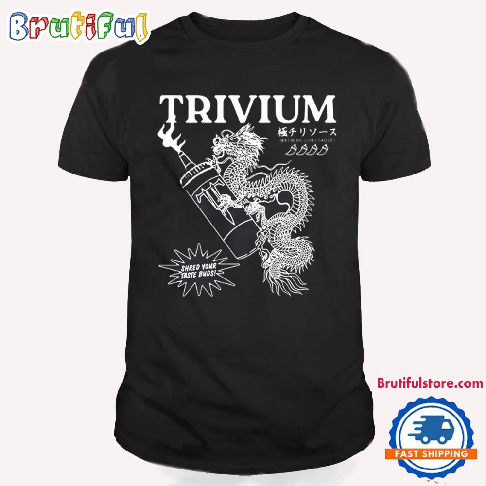 Trivium Shred Your Taste Buds Band 2024 T Shirt