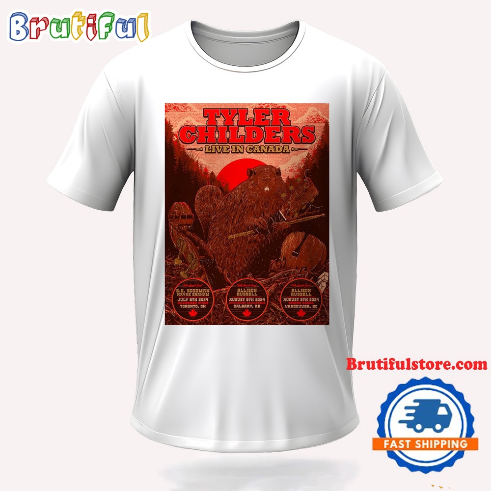 Tyler Childers Live In Canada Tour T Shirt