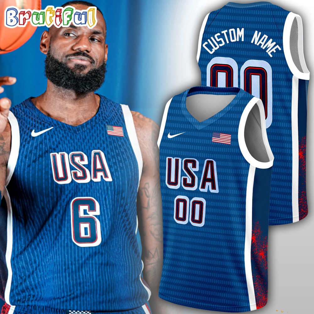 USA Basketball Team 2024 Jesey Shirt