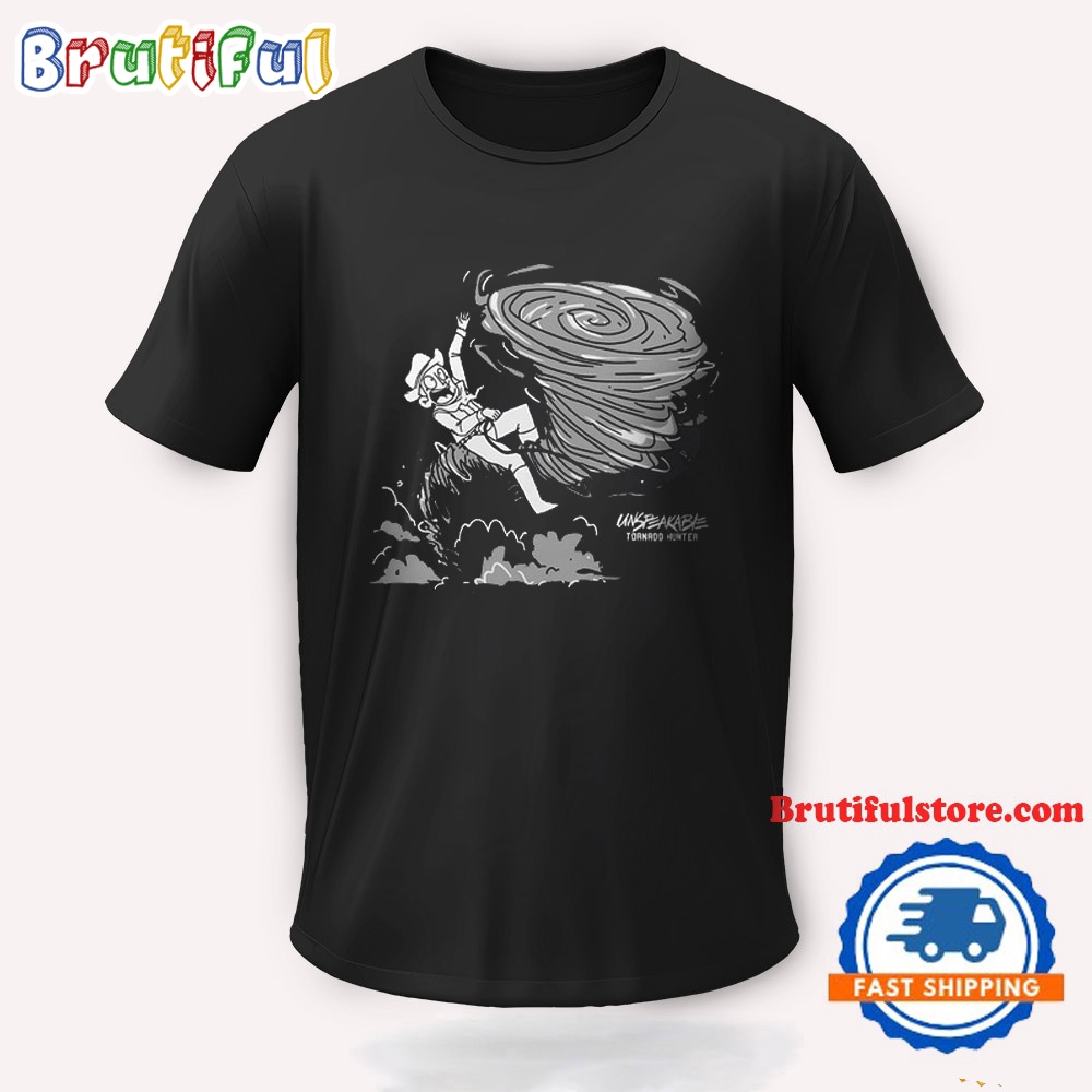 Unspeakable Black Tornado Hunter T Shirt