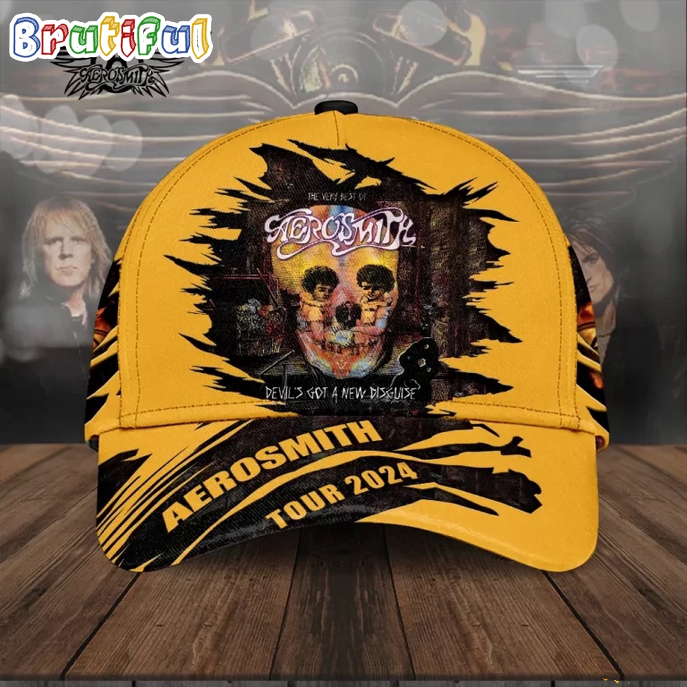 Aerosmith Tour 2024 Devils Got A New Disguise Cap Hats