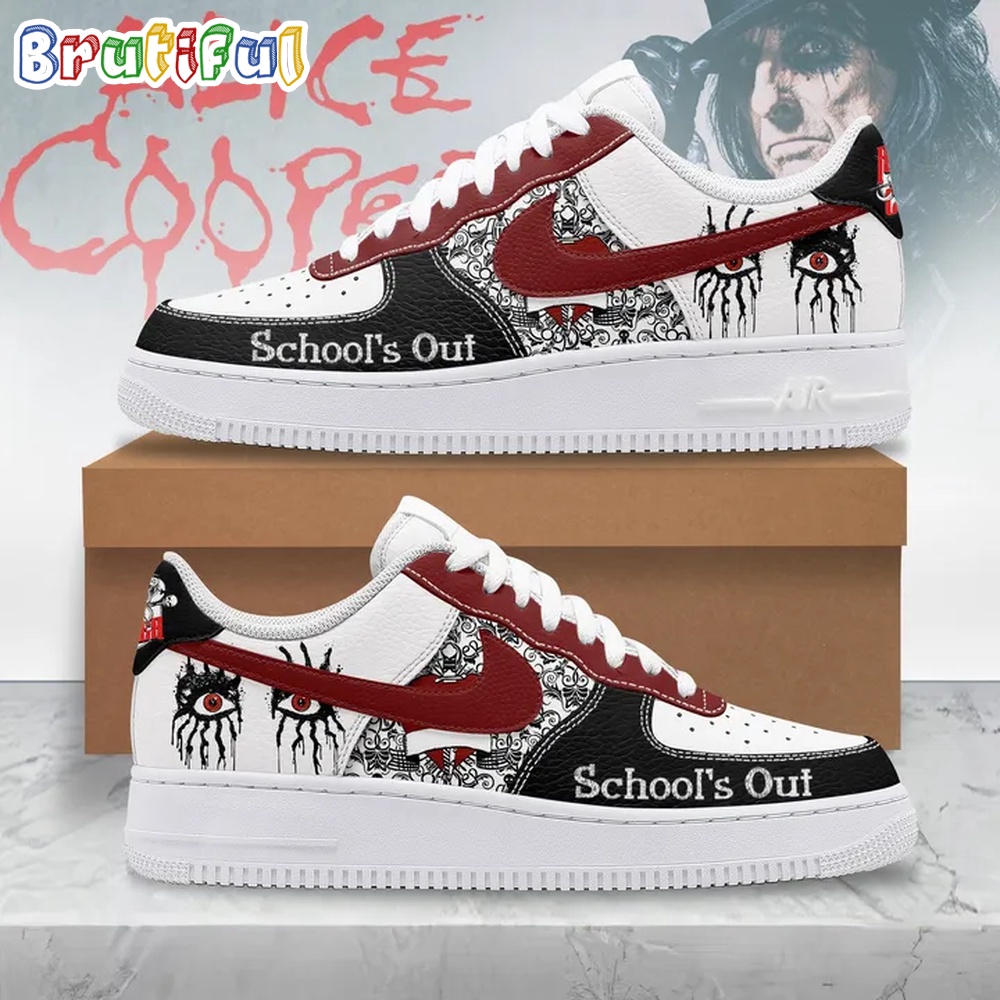 Alice Cooper Schools Out Air Force 1 Shoes Sneaker