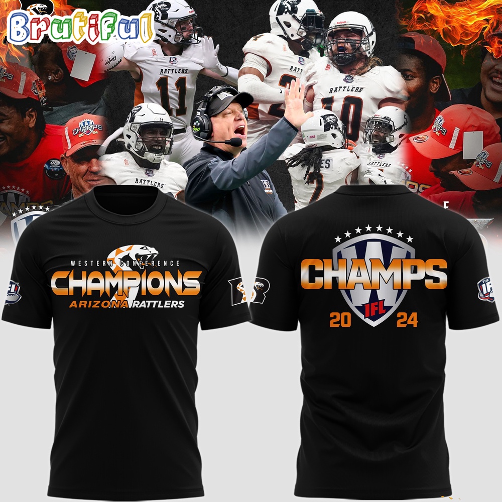 Arizona Rattlers Western Conferece League Champions 2024 T Shirt