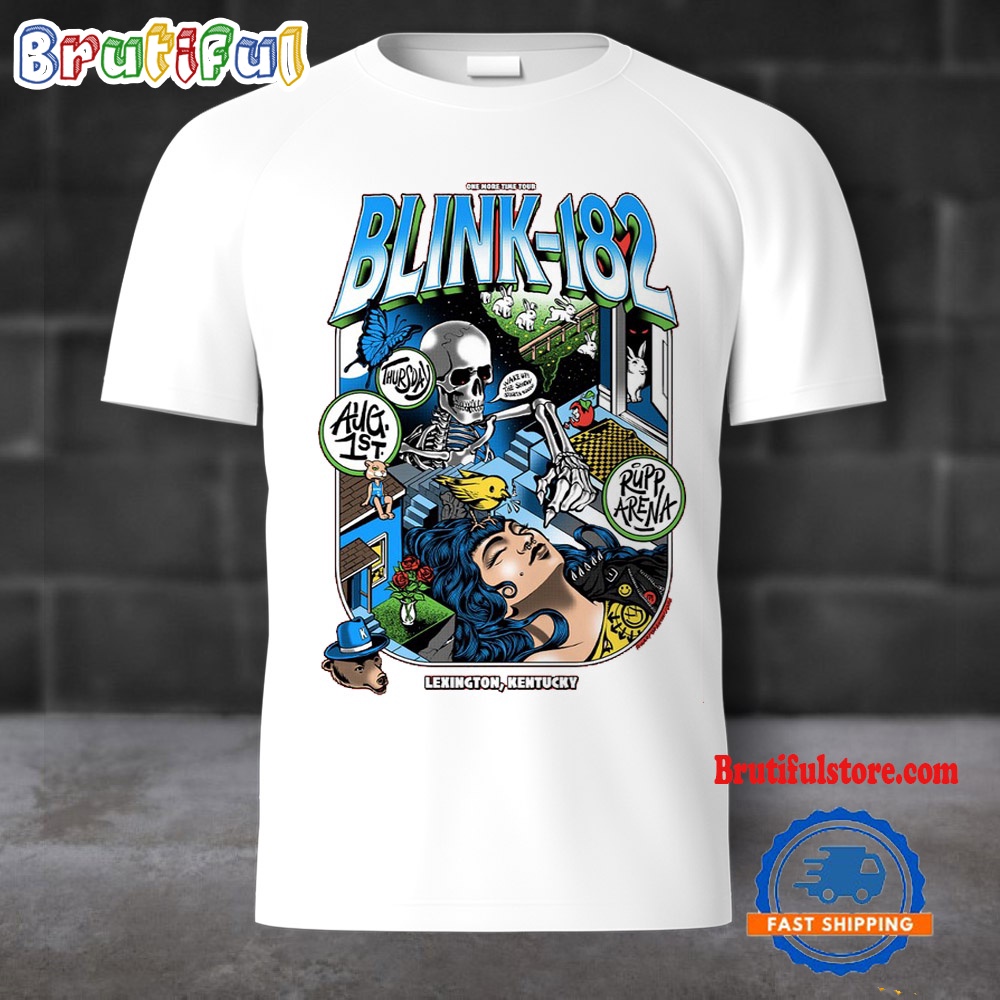 Blink 182 One More Time Tour Live At Lexington Kentucky On August 1 2024 T Shirt