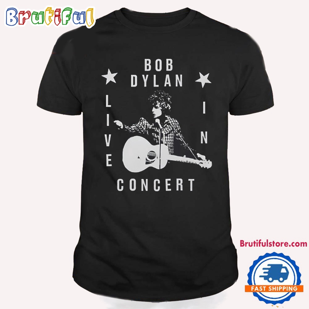 Bob Dylan Live In Concert Art 2024 T Shirt