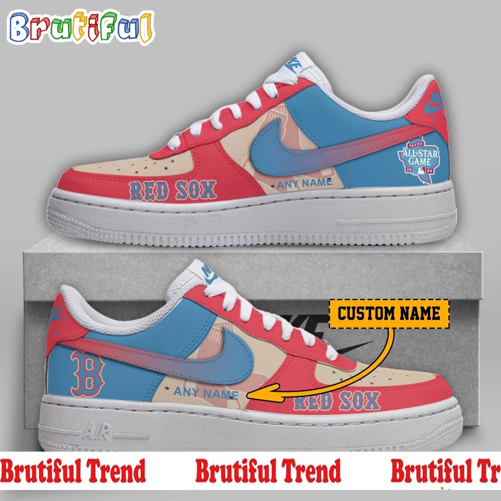 Boston Red Sox American League 2024 MLB All Star Game Air Force 1 Shoes Sneaker