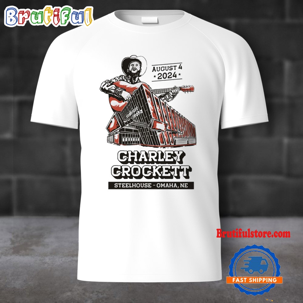 Charley Crockett August 4 2024 Steelhouse Omaha Ne T Shirt 1