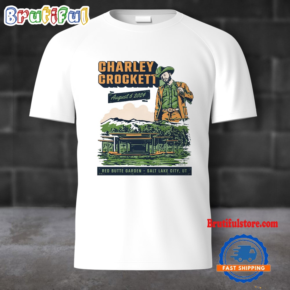 Charley Crockett August 6 2024 Red Butte Garden Salt Lake City UT TShirt