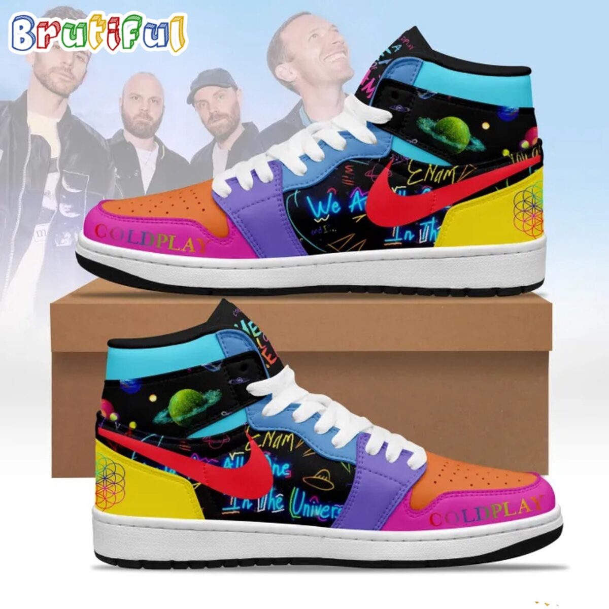 coldplay nike shoes