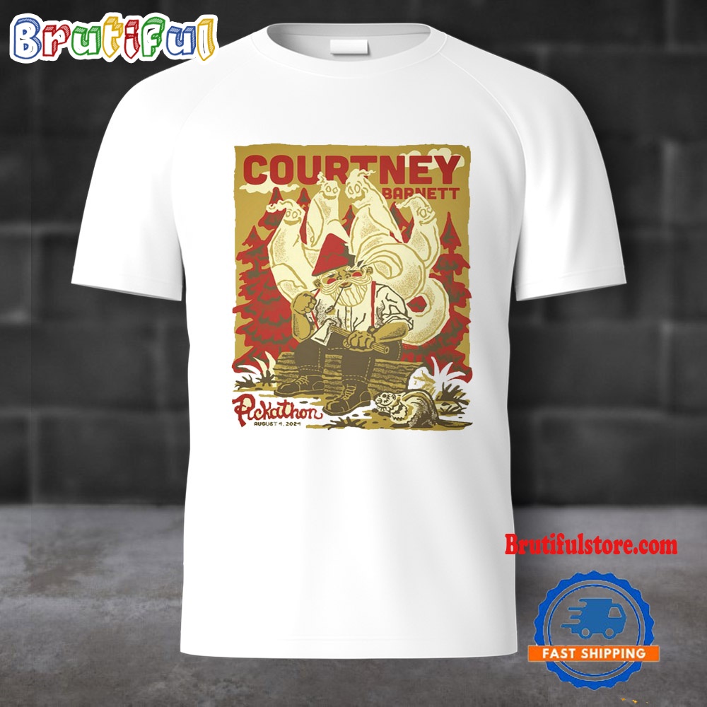 Courtney Barnett August 4 2024 Pickathon T Shirt