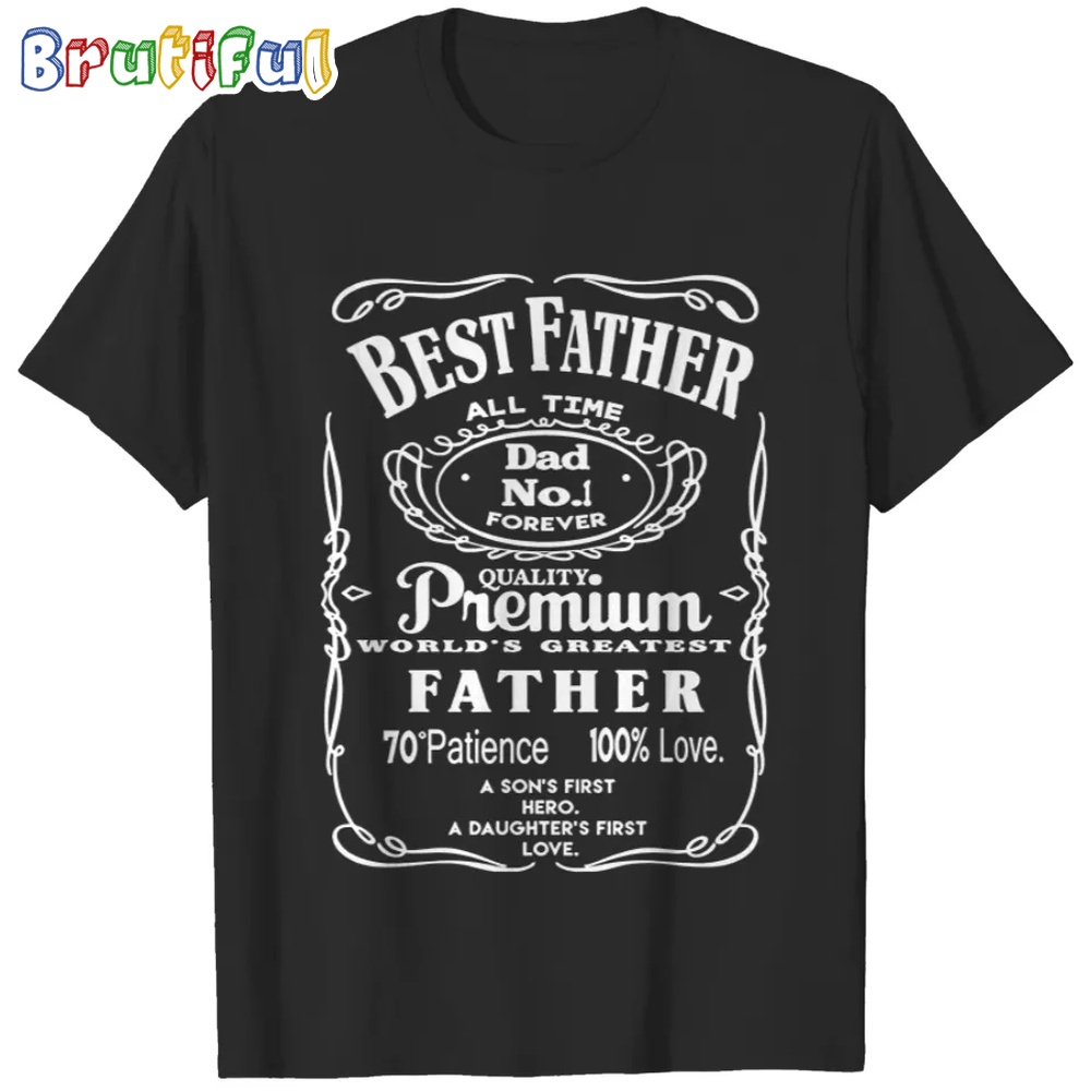 Cybertela Best Father Dad Worlds Greatest No1 T Shirt