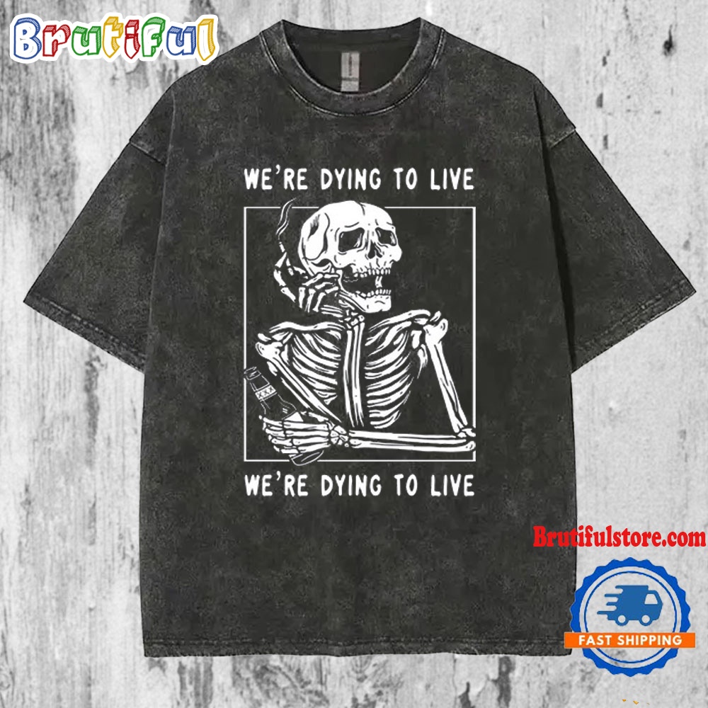 Damaged Society Strangers 2024 Vintage Mineral Wash T Shirt