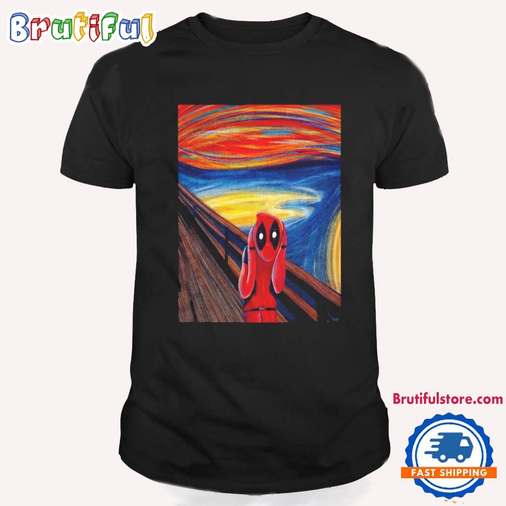 Deadpool Scream Vincent Van Gogh T Shirt