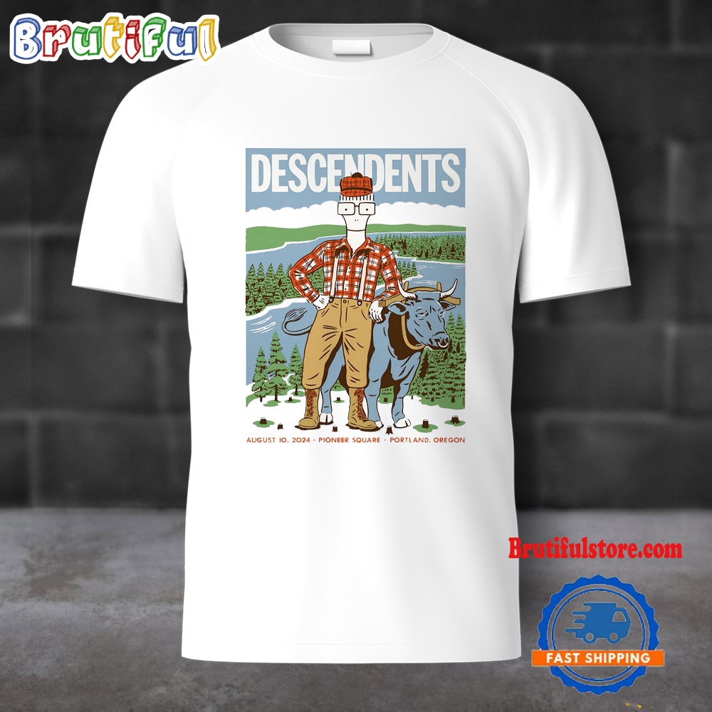Descendents Pioneer Square Portland Oregon August 10 2024 T Shirt