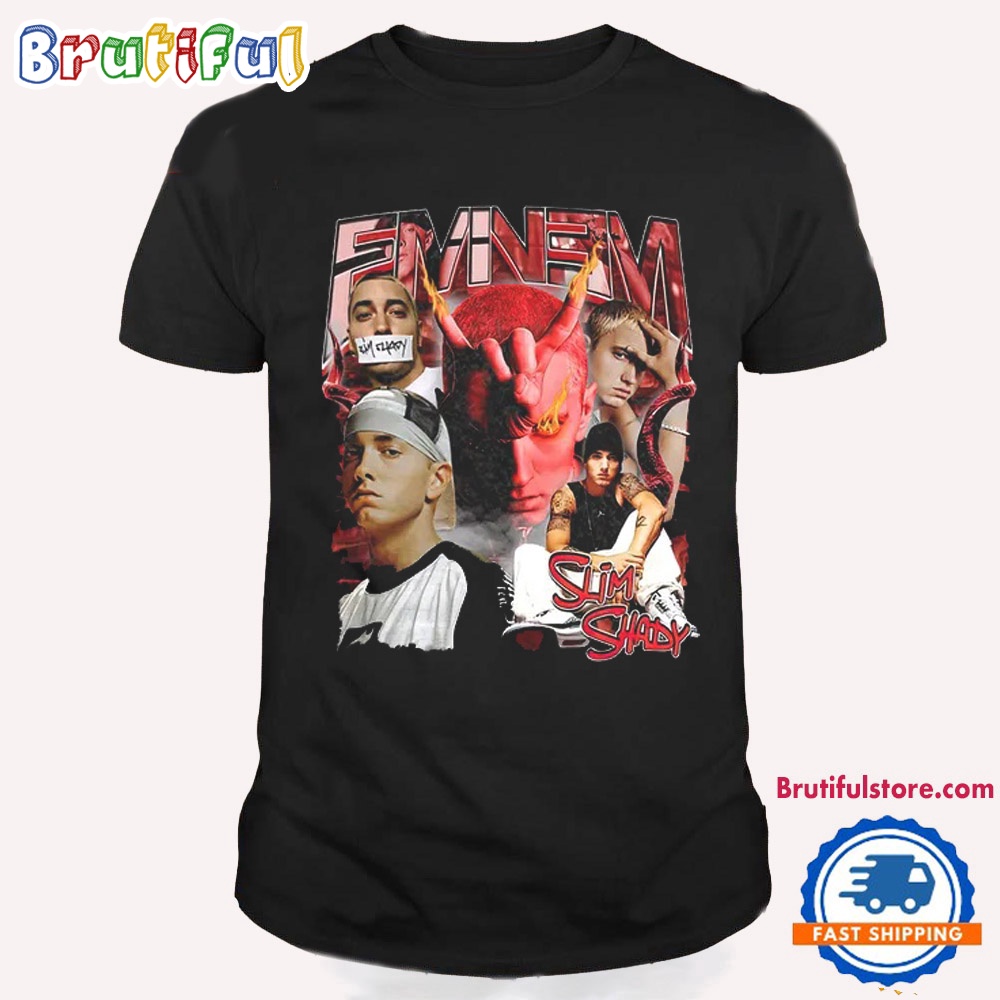 Eminem The Death Of Slim Shady Graphics Design T Shirt