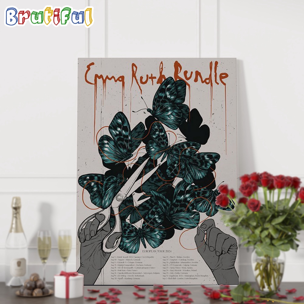 Emma Ruth Rundle European Tour 2024 Wall Art Poster Canvas