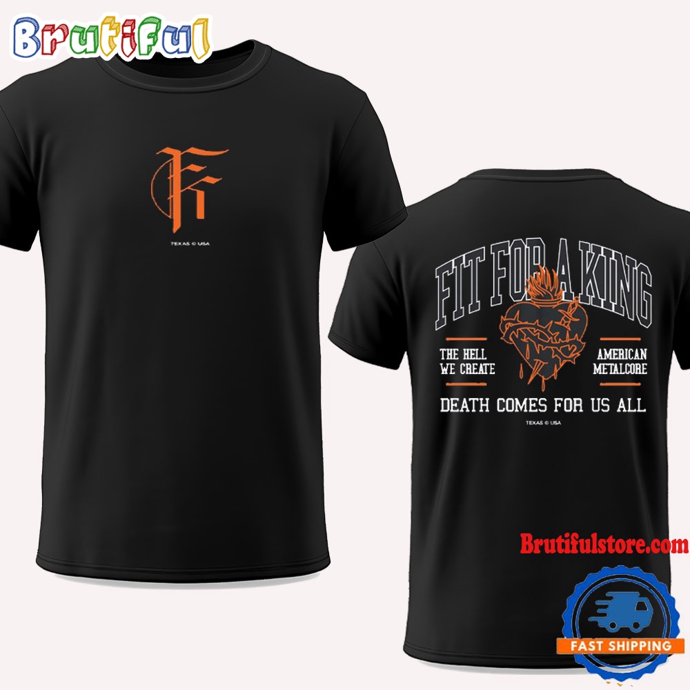 Fit For A King Band Sacred Varsity T Shirt