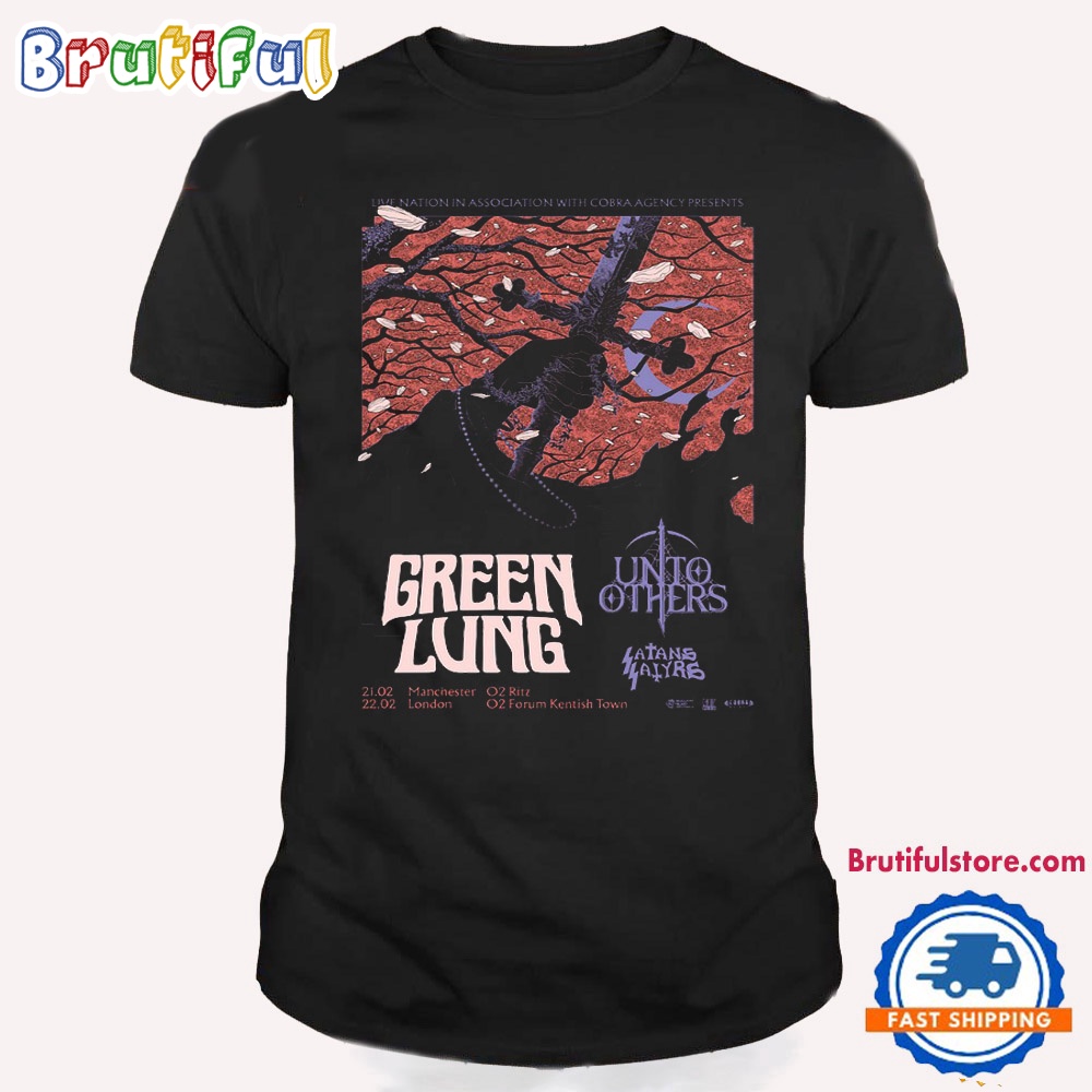 Green Lung x Satans Satyrs 21 22 2025 Tour Live At London UK T Shirt