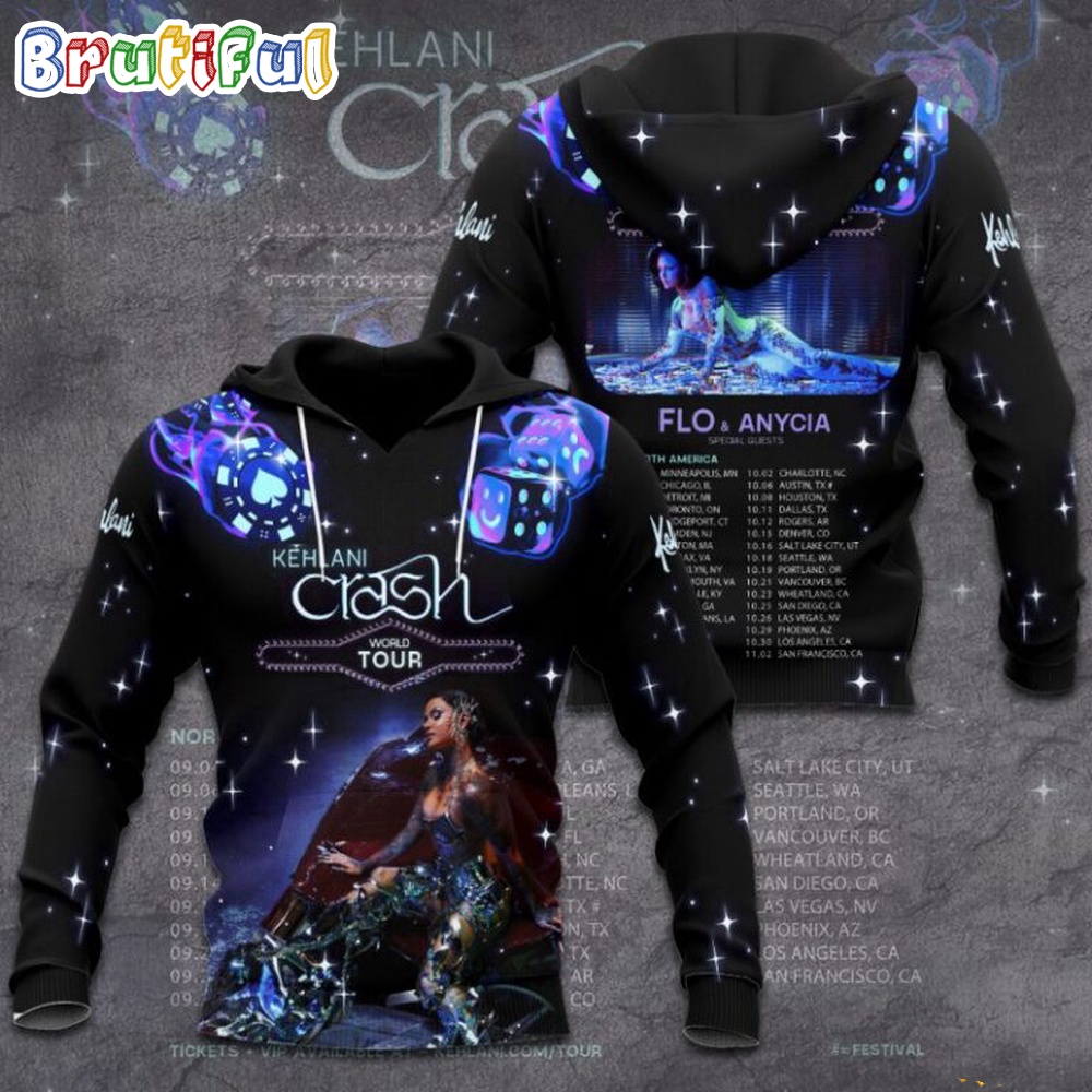 Kehlani Crash Tour Schedule Fans Lover Hoodie Shirt