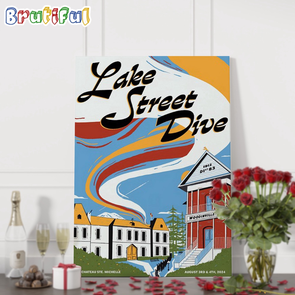 Lake Street Dive August 3 4 2024 Chateau Ste Michelle Wall Art Poster Canvas