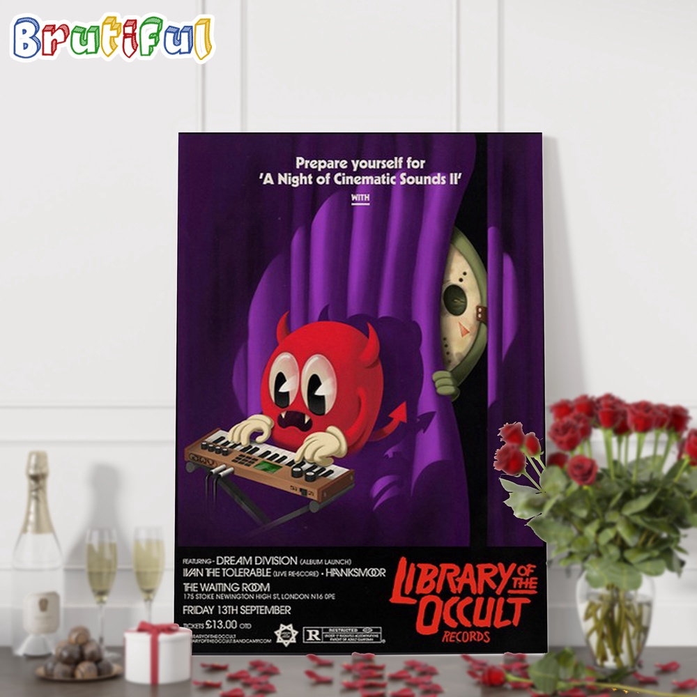 Library Of The Occult September 13 2024 London UK Poster Event Wall Art Poster Canvas