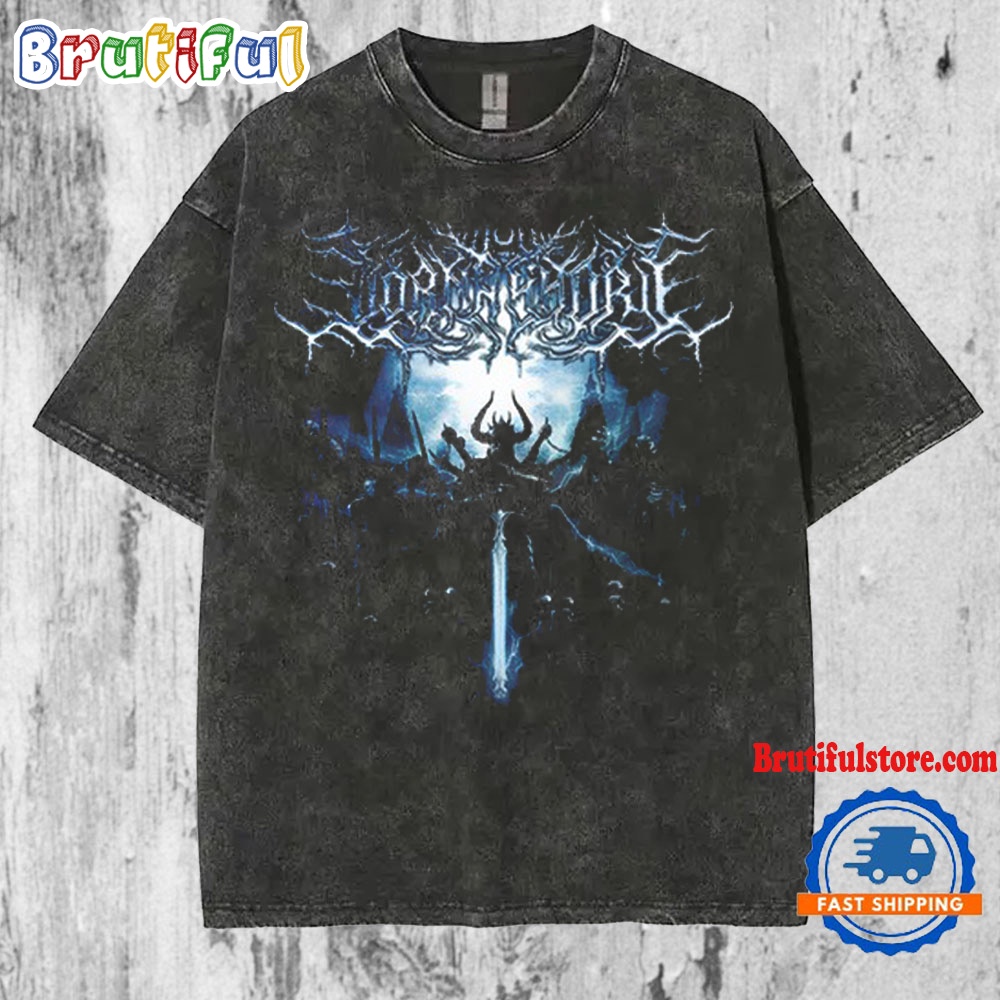 Lorna Shore Knight 2024 Unisex Mineral Wash T Shirt
