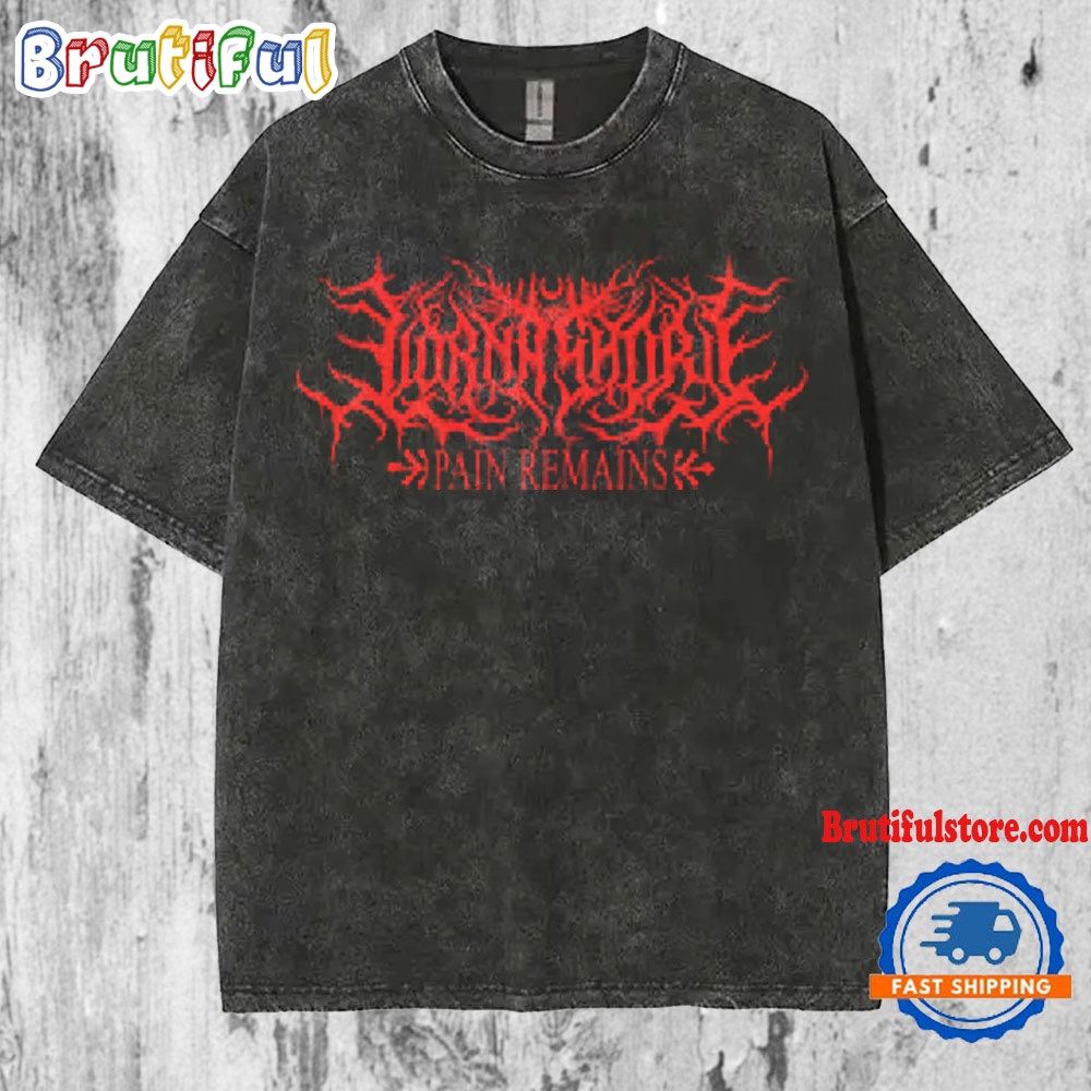 Lorna Shore Teeth 2024 Mineral Wash T Shirt