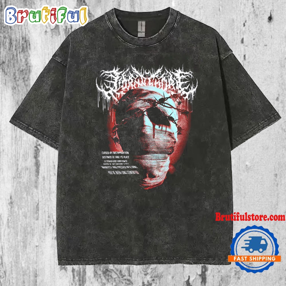 Lorna Shore Zero Gauze Unisex Mineral Wash T Shirt