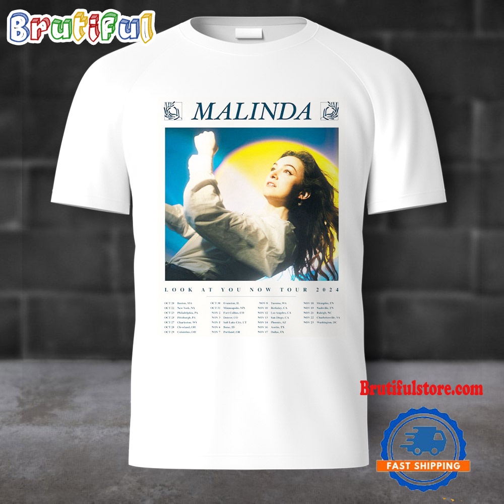 MALINDA Tour Look At You Now 2024 T Shirt