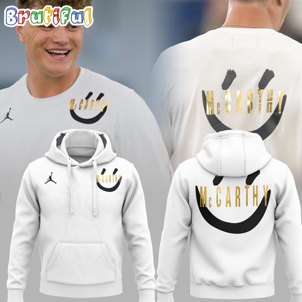 Michigan Wolverine JJ McCarthy Pro Day 2024 Footbal Hoodie